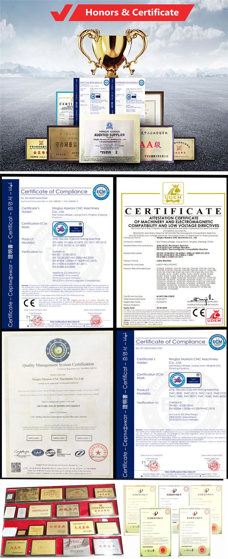 5. Honors & Certificate